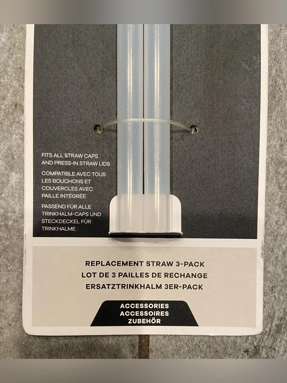 Hydro Flask Clear Silicone Replacement Straws - 3 Pack